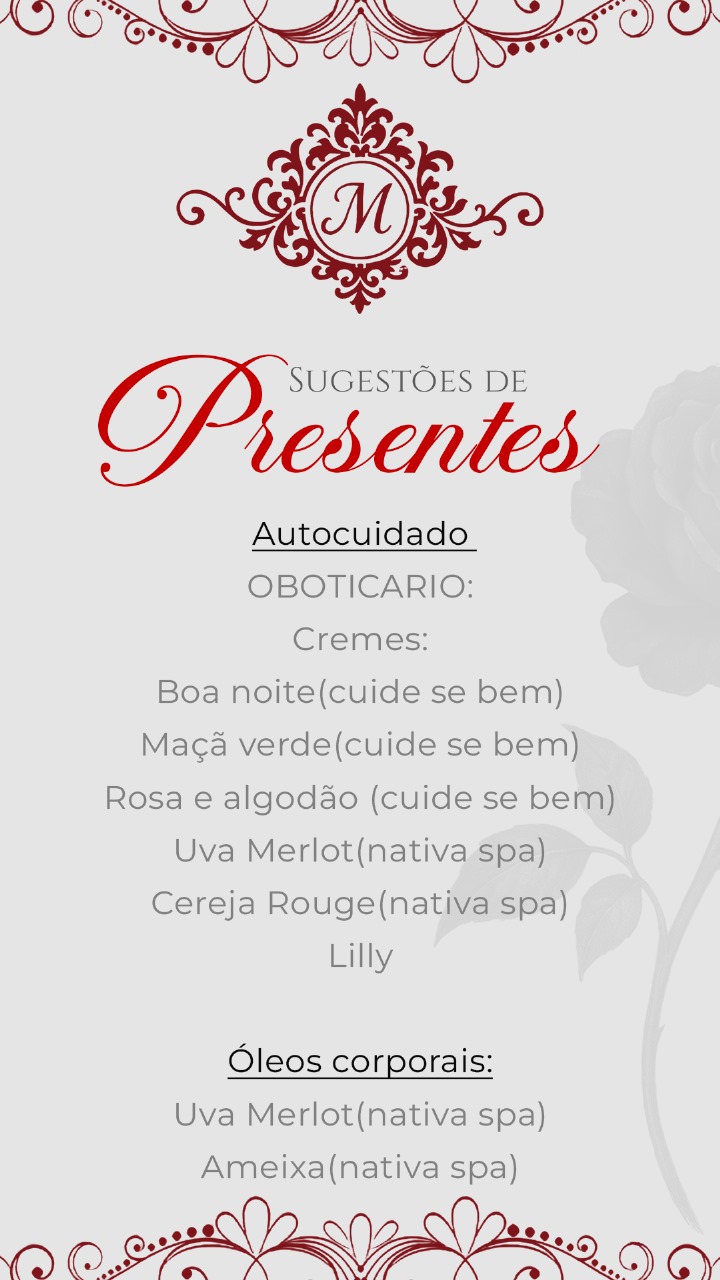 Sugestões de Presentes